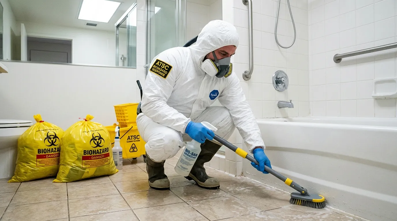 Decontamination equipment deployed for Blood Cleanup in Forestville